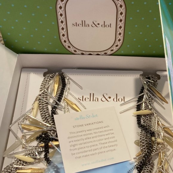 Stella & Dot Freya Fringe Necklace 4 in 1 - Picture 2 of 3